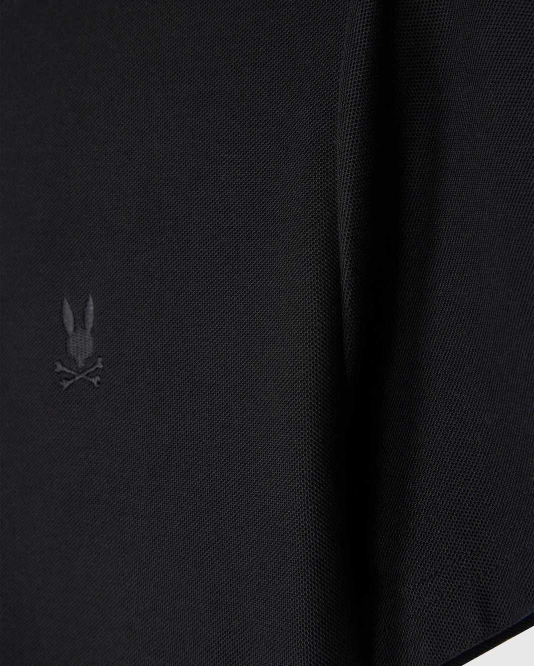 Tees Psycho Bunny Stanford Pique Tee Noir Homme | XUX-41714931